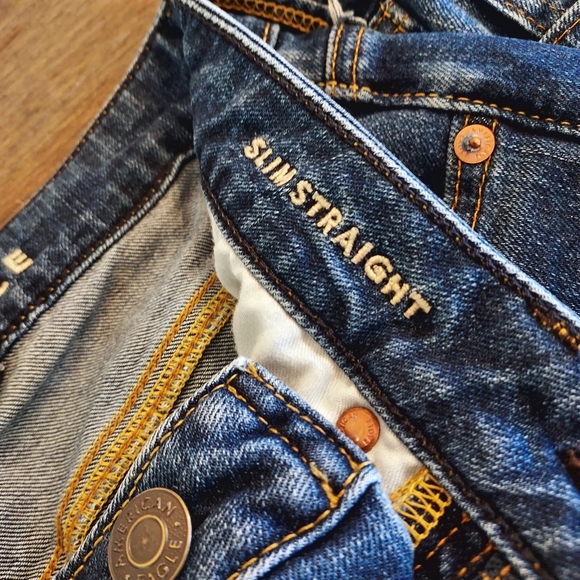 2 Pair American Eagle Airflex+ 28x32 Slim Straight - Picture 8 of 9